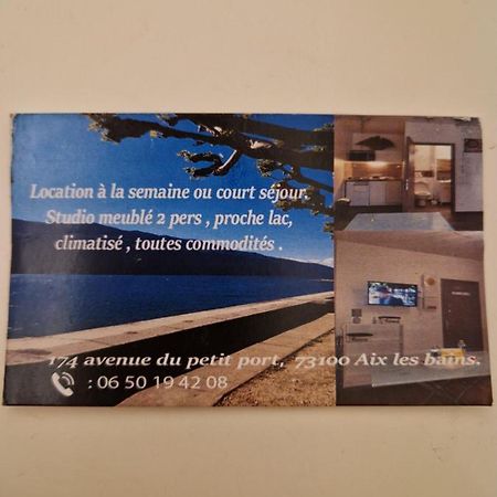Studio Meuble Au Rdc , Proche Lac Экс-ле-Бен Экстерьер фото